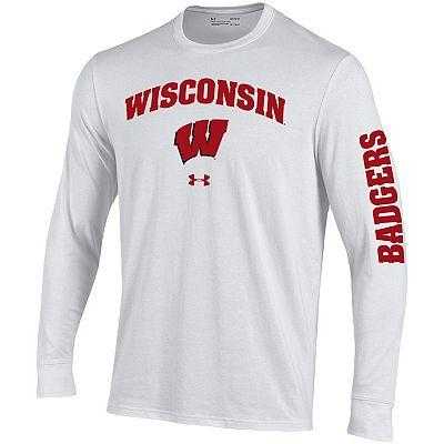 mens-under-armour-white-wisconsin-badgers-arched-two-hit-performance-long-sleeve-t-shirt