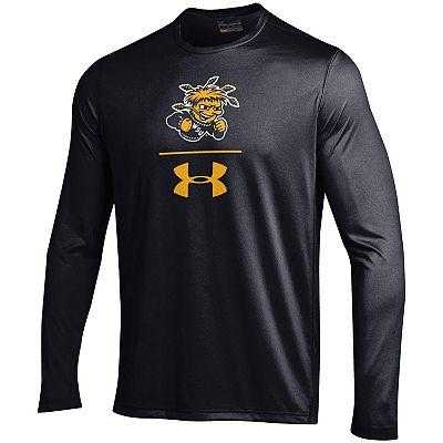mens-under-armour-black-wichita-state-shockers-sideline-stack-long-sleeve-t-shirt
